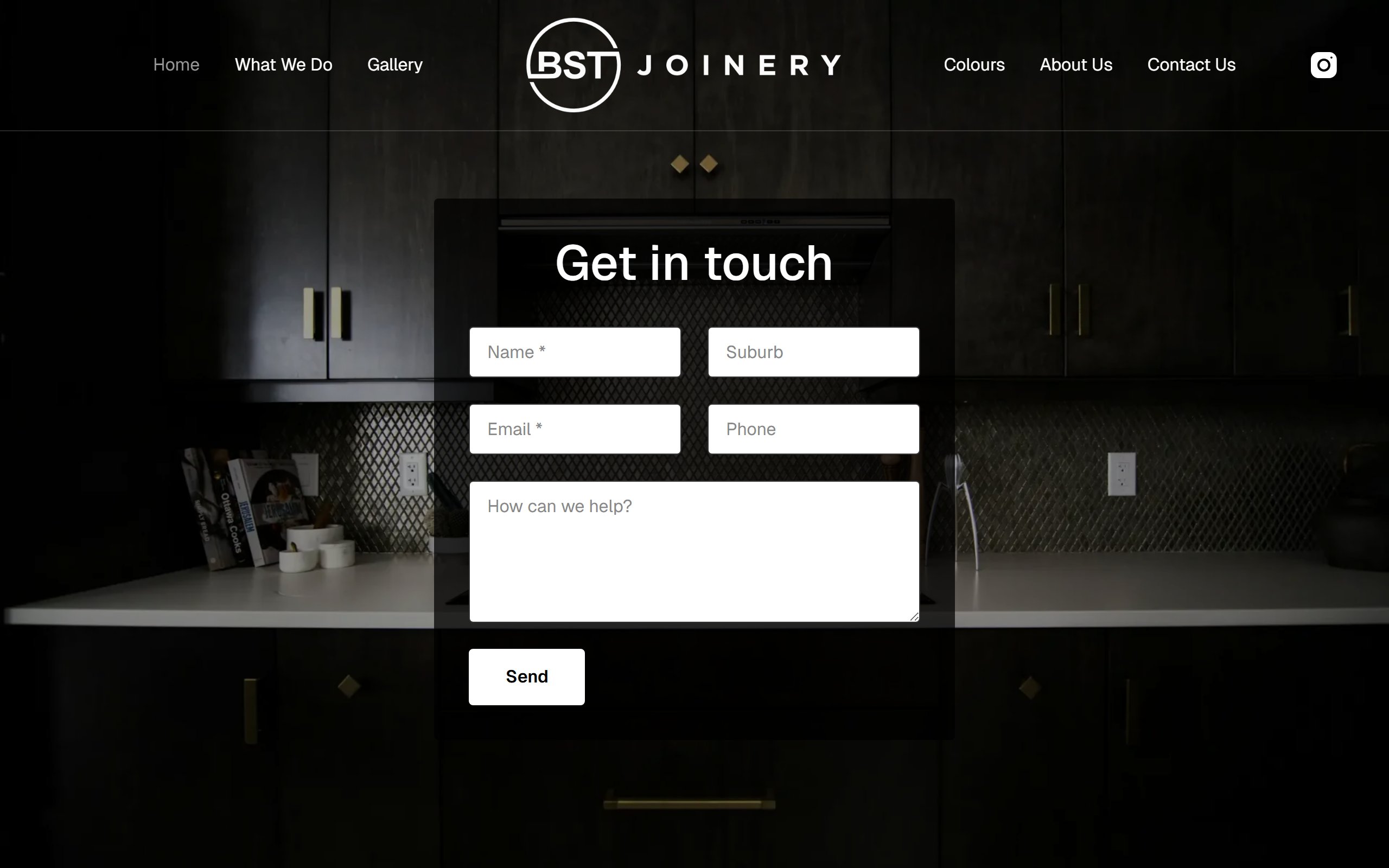 BST Joinery website