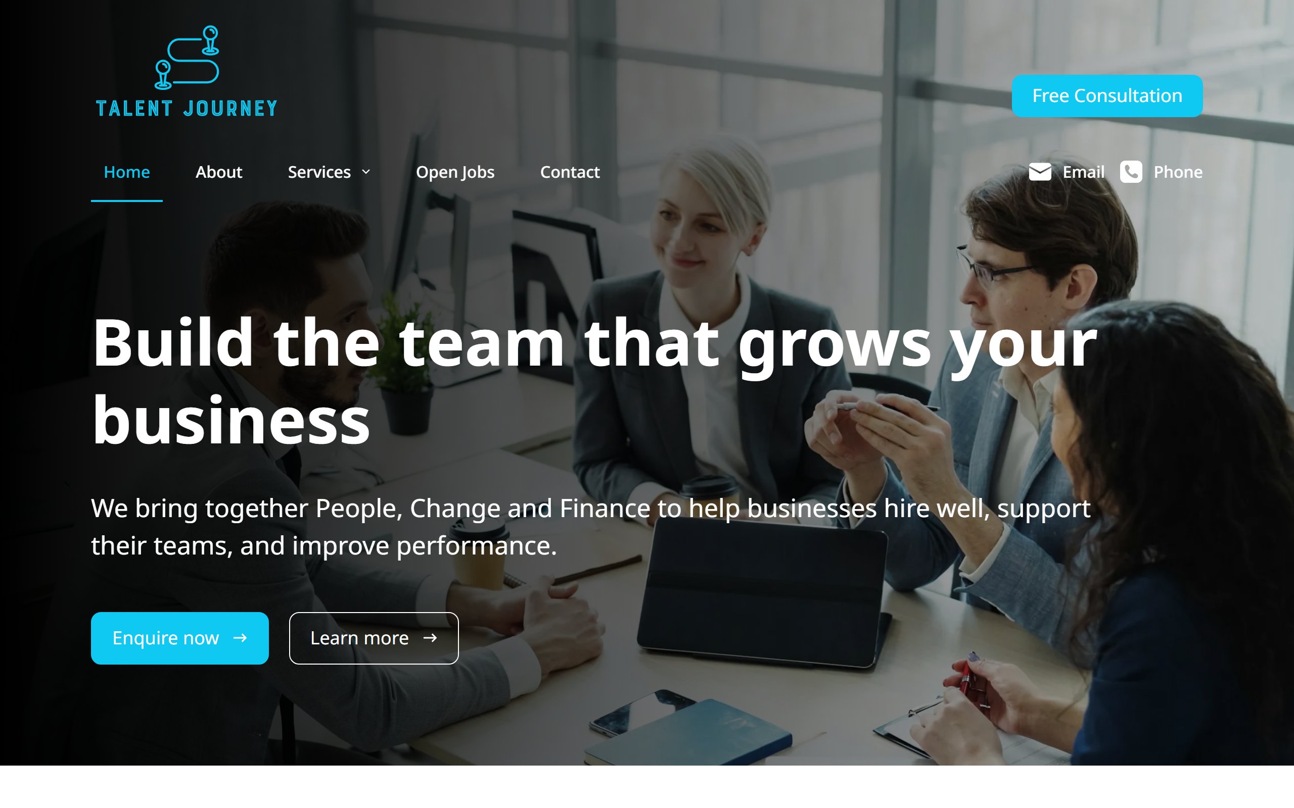 Talent Journey website